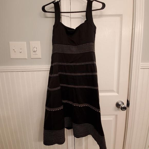 PS...Style Black Dress with Detailing Size 6 - Picture 4 of 10